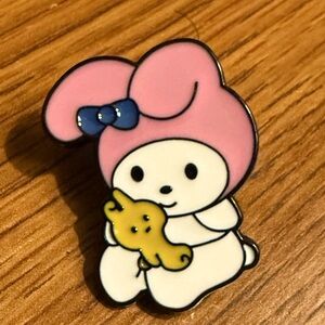 Women’s Accessories Hello Kitty My Melody Smiling with Bow Enamel Pin Brooch
